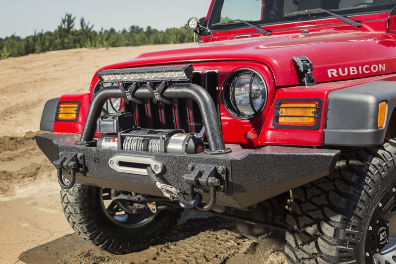 Jeep Wrangler Hood Catch - Rugged Ridge - Aluminum - Black - `97-`06